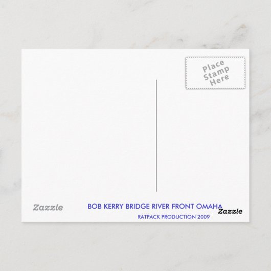 オマハ ポストカード (裏面)