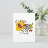 オマレー家紋 ポストカード (スタンド正面)