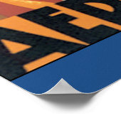 オマロックパールアヴィオンヴィンテージ旅行ポスター ポスター (角)