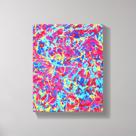 オマージュアポーロック1、鮮やかなドリッ絵を描プアートキャンバス キャンバスプリント