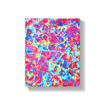 オマージュアポーロック1、鮮やかなドリッ絵を描プアートキャンバス