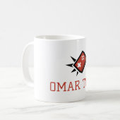 オマール玩具MUGكوب ألعاب عمر コーヒーマグカップ (正面左)
