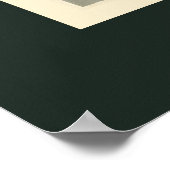 オマール・カイヤムのルバイヤットからのカラーアートプレート ポスター (角)