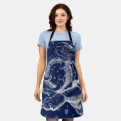 オマール・カイヤム創造のルバイヤット エプロン (着用した状態)