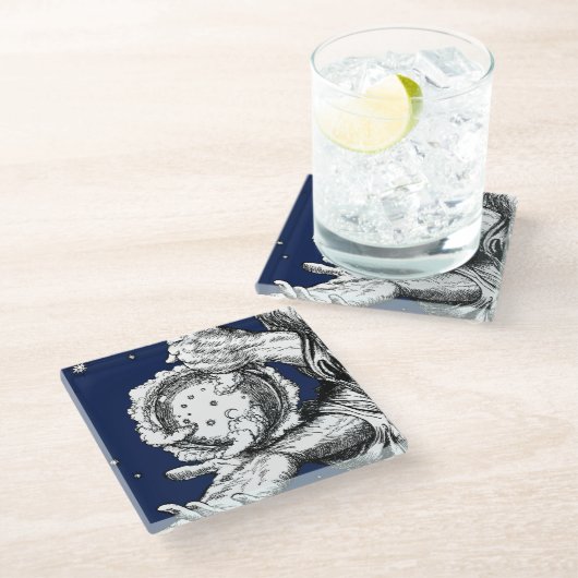 オマール・カイヤム創造のルバイヤット ガラスコースター (アングル)