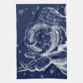 オマール・カイヤム創造のルバイヤット キッチンタオル (縦)