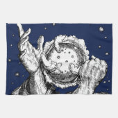 オマール・カイヤム創造のルバイヤット キッチンタオル (横)