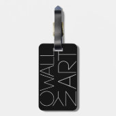 オマールOrtiz著写真撮影の荷物のラベル ラゲッジタグ (裏面縦)