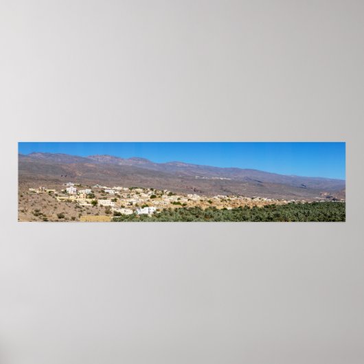 オマーンのアル・ハムラ歴史的町 ポスター (正面)