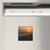 オマーンのワイバサンズ砂漠の日の出 マグネット (インサイチュ (食洗機))