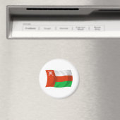 オマーンの国旗マグネット マグネット (インサイチュ (食洗機))