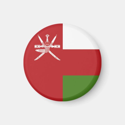 オマーンの国旗 マグネット (正面)