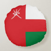 オマーンの国旗 ラウンドクッション (裏面)