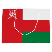 オマーンの国旗 ラージペーパーバッグ (正面)