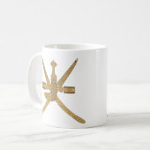 オマーンの紋章 コーヒーマグカップ (正面左)