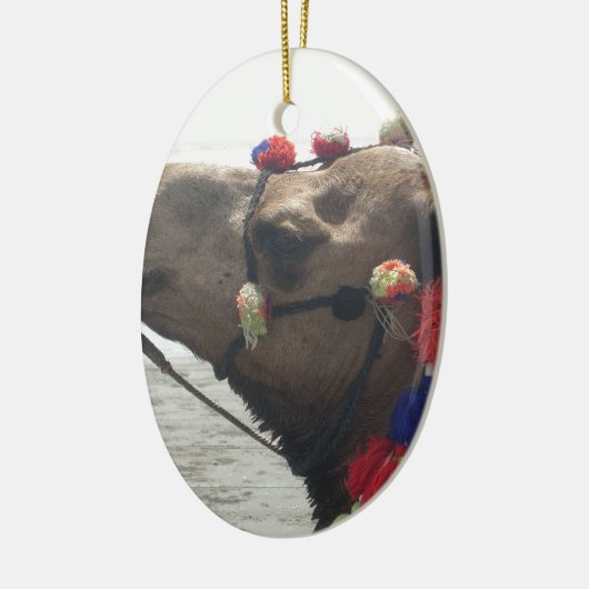 オマーンマスカットラクメルフォトアートプリント セラミックオーナメント (左)