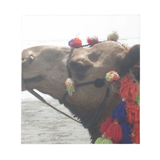 オマーンマスカットラクメルフォトアートプリント ノートパッド (正面)