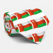 オマーン国旗のネクタイ ネクタイ (ロール)