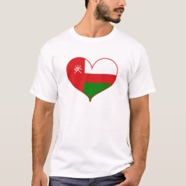 オマーン国旗を愛す Tシャツ