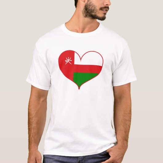 オマーン国旗を愛す Tシャツ (正面)
