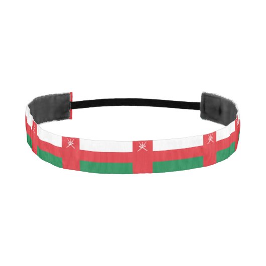 オマーン国旗 アスレチックヘッドバンド (正面)