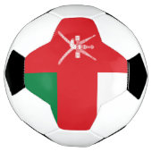 オマーン国旗 サッカーボール (回転)