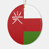 オマーン国旗 セラミックオーナメント (左)