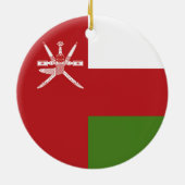 オマーン国旗 セラミックオーナメント (裏面)