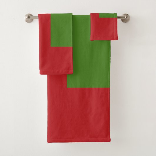 オマーン国旗 バスタオルセット (インサイチュ)