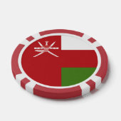 オマーン国旗 ポーカーチップ (シングル)