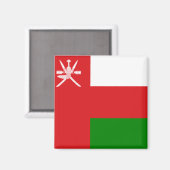 オマーン国旗 マグネット (正面/裏面)