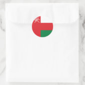 オマーン国旗 ラウンドシール (バッグ)
