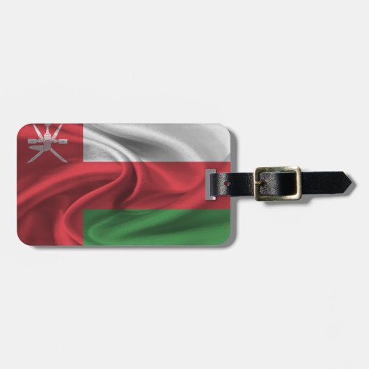 オマーン国旗 ラゲッジタグ (正面横)
