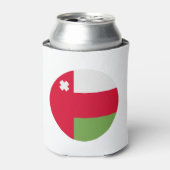 オマーン国旗 缶クーラー (缶正面)