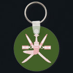 オマーン国章 キーホルダー<br><div class="desc">オマーン国の国章。</div>