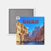 オマーン威厳のあるの美しいを発見 マグネット (正面/裏面)