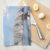 オマーン威厳のある沿岸の美しいを発見 キッチンタオル (四つ折り)