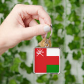 オマーン州旗 キーホルダー (手)