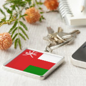 オマーン州旗 キーホルダー (側面)