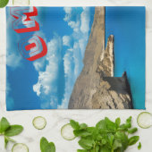 オマーン沿岸美しい キッチンタオル (折り畳み)