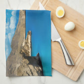 オマーン沿岸美しい キッチンタオル (四つ折り)