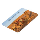 オマーン砂漠のラクダ マグネット (左側)