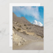 オマーン砂漠の美しいの険しさを発見 シーズンカード (正面/裏面)