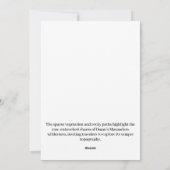 オマーン砂漠の美しいの険しさを発見 シーズンカード (裏面)