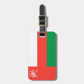 オマーン簡単ID個人国旗 ラゲッジタグ (正面縦)