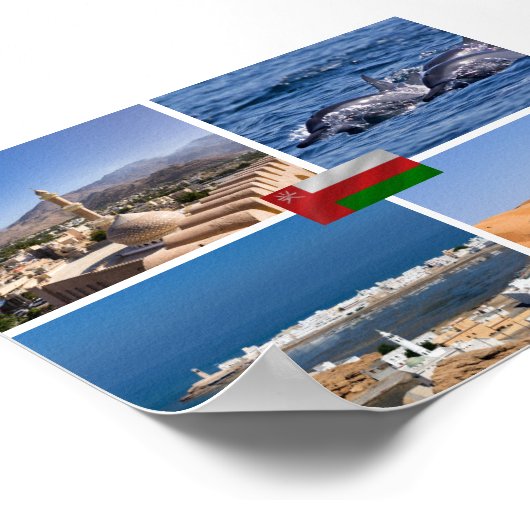 オマーン諸島 ポスター (角)