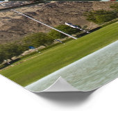 オマーン、マスカット、アルブスタンブスタンのラウンドアバウト交差点 ポスター (角)