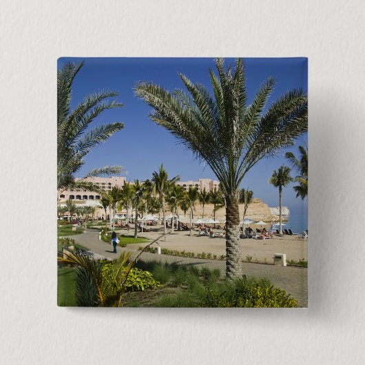 オマーン、マスカット、アル、ジッサー。ラ·バール·アル·シャングリ 缶バッジ (正面)