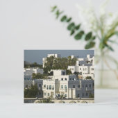 オマーン、 マスカット 、クルム。クルム地区の建物 / ポストカード (スタンド正面)