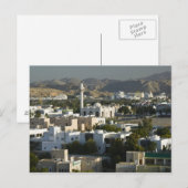 オマーン、 マスカット 、クルム。クルム地区の建物 / 2 ポストカード (正面/裏面)